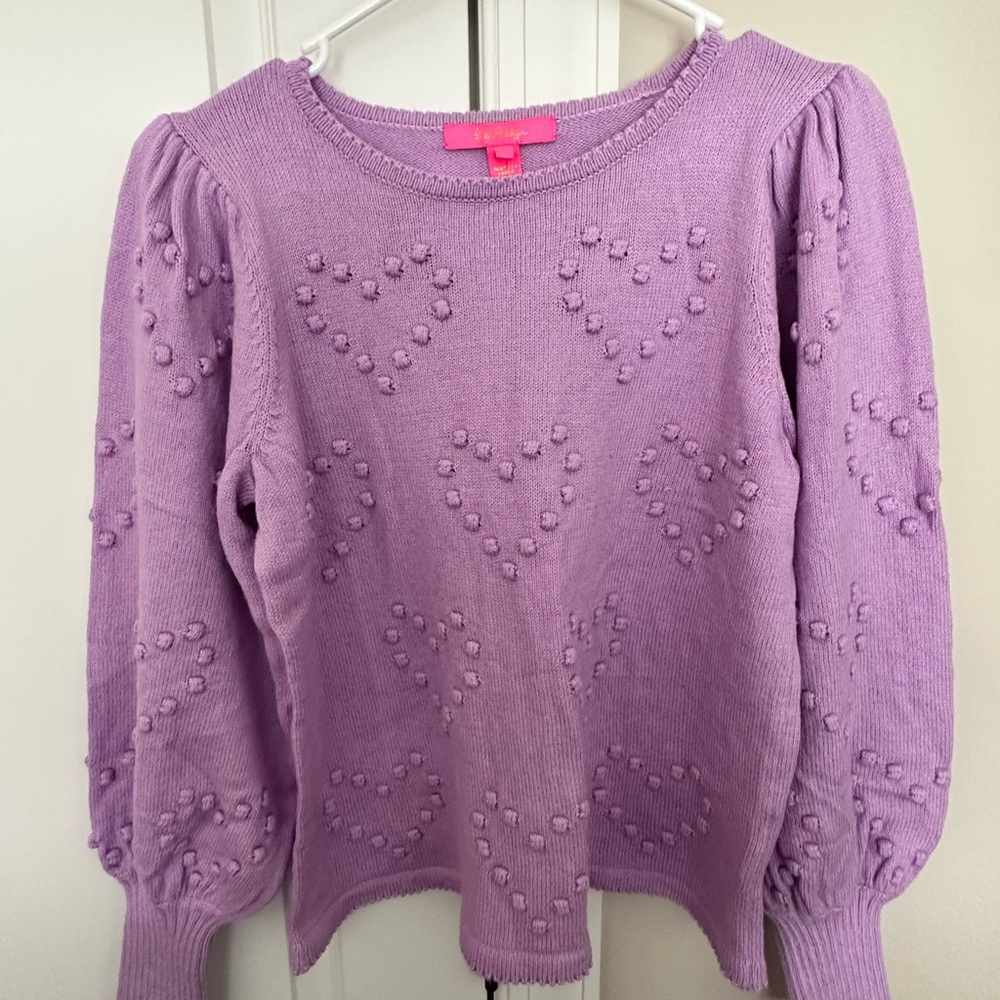 Lilly Pulitzer Kippa Heart Sweater